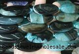 OVBS45 15 inches 20*40mm oval Agate gemstone beads wholesale OVBS45 15 inches 20*40mm oval Agate gemstone beads wholesale