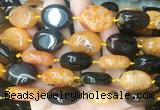 OVBS53 15 inches 15*20mm oval Agate gemstone beads wholesale OVBS53 15 inches 15*20mm oval Agate gemstone beads wholesale
