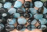 OVBS55 15 inches 15*20mm oval Agate gemstone beads wholesale OVBS55 15 inches 15*20mm oval Agate gemstone beads wholesale