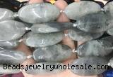 OVBS65 15 inches 20*40mm oval labradorite gemstone beads wholesale OVBS65 15 inches 20*40mm oval labradorite gemstone beads wholesale