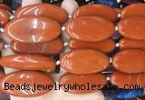 OVBS66 15 inches 20*40mm oval red jasper gemstone beads wholesale OVBS66 15 inches 20*40mm oval red jasper gemstone beads wholesale