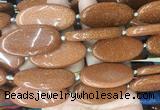 OVBS67 15 inches 20*40mm oval goldstone gemstone beads wholesale OVBS67 15 inches 20*40mm oval goldstone gemstone beads wholesale