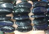 OVBS68 15 inches 20*40mm oval blue sandstone gemstone beads wholesale OVBS68 15 inches 20*40mm oval blue sandstone gemstone beads wholesale