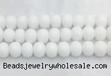 PBBS03 15 inches 15*20mm faceted rondelle white porcelain beads wholesale PBBS03 15 inches 15*20mm faceted rondelle white porcelain beads wholesale