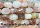 PQBS02 15 inches 12*16mm - 13*18mm faceted nuggets pink quartz beads PQBS02 15 inches 12*16mm - 13*18mm faceted nuggets pink quartz beads