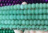 RBBS104 15 inches 8*12mm rondelle candy jade gemstone beads wholesale RBBS104 15 inches 8*12mm rondelle candy jade gemstone beads wholesale