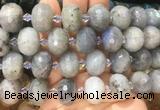 RBBS21 15 inches 13*18mm faceted rondelle labradorite gemstone beads RBBS21 15 inches 13*18mm faceted rondelle labradorite gemstone beads