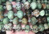 RBBS36 15 inches 13*18mm faceted rondelle Green opal gemstone beads RBBS36 15 inches 13*18mm faceted rondelle Green opal gemstone beads