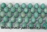 RBBS43 15 inches 13*18mm faceted rondelle amazonite beads wholesale RBBS43 15 inches 13*18mm faceted rondelle amazonite beads wholesale