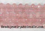 RBBS44 15 inches 13*18mm faceted rondelle rose quartz beads wholesale RBBS44 15 inches 13*18mm faceted rondelle rose quartz beads wholesale