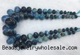 RBBS48 15 inches 8*12mm - 20*30mm rondelle agate beads wholesale RBBS48 15 inches 8*12mm - 20*30mm rondelle agate beads wholesale