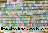 RBBS64 15 inches 2*4mm rondelle candy jade gemstone beads wholesale RBBS64 15 inches 2*4mm rondelle candy jade gemstone beads wholesale