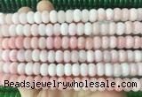 RBBS93 15 inches 6*10mm rondelle candy jade gemstone beads wholesale RBBS93 15 inches 6*10mm rondelle candy jade gemstone beads wholesale