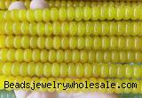 RBBS97 15 inches 6*10mm rondelle candy jade gemstone beads wholesale RBBS97 15 inches 6*10mm rondelle candy jade gemstone beads wholesale