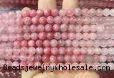 RDBS01 15 inches 6mm round pink rhodonite gemstone beads wholesale RDBS01 15 inches 6mm round pink rhodonite gemstone beads wholesale