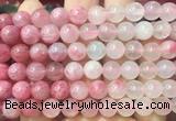 RDBS03 15 inches 10mm round pink rhodonite gemstone beads wholesale RDBS03 15 inches 10mm round pink rhodonite gemstone beads wholesale