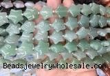 RGBS02 15 inches 16mm star green aventurine gemstone beads