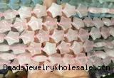 RGBS20 15 inches 16mm star rose quartz gemstone beads wholesale