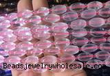 RIBS03 15 inches 8*13mm rice rose quartz gemstone beads wholesale