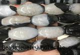 RIBS109 15 inches 18*40mm rice agate gemstone beads wholesale RIBS109 15 inches 18*40mm rice agate gemstone beads wholesale