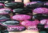 RIBS85 15 inches 13*40mm rice agate gemstone beads wholesale RIBS85 15 inches 13*40mm rice agate gemstone beads wholesale