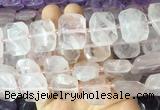 RQBS14 15 inches 15*20mm - 18*25mm faceted freeform rose quartz beads RQBS14 15 inches 15*20mm - 18*25mm faceted freeform rose quartz beads