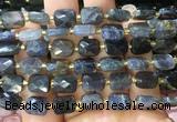 RTBS11 15 inches 8*10mm faceted rectangle iolite beads wholesale RTBS11 15 inches 8*10mm faceted rectangle iolite beads wholesale
