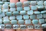 RTBS15 15 inches 8*10mm faceted rectangle amazonite beads wholesale RTBS15 15 inches 8*10mm faceted rectangle amazonite beads wholesale
