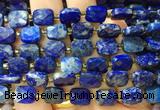 RTBS17 15 inches 8*10mm faceted rectangle Lapis lazuli beads wholesale RTBS17 15 inches 8*10mm faceted rectangle Lapis lazuli beads wholesale
