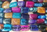 RTBS29 15 inches 15*20mm rectangle Agate gemstone beads wholesale RTBS29 15 inches 15*20mm rectangle Agate gemstone beads wholesale