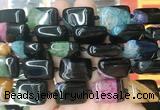 RTBS37 15 inches 15*20mm rectangle Agate gemstone beads wholesale RTBS37 15 inches 15*20mm rectangle Agate gemstone beads wholesale