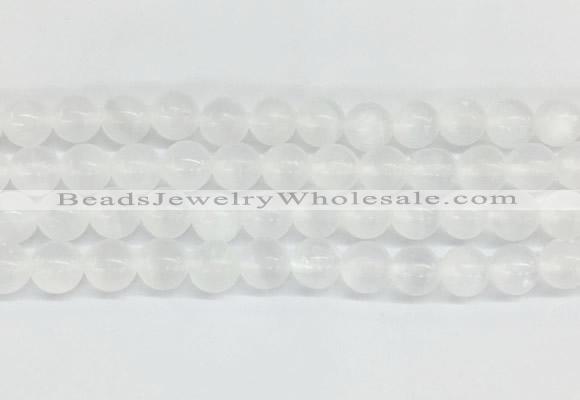 SEBS02 15 inches 8mm round selenite gemstone beads wholesale