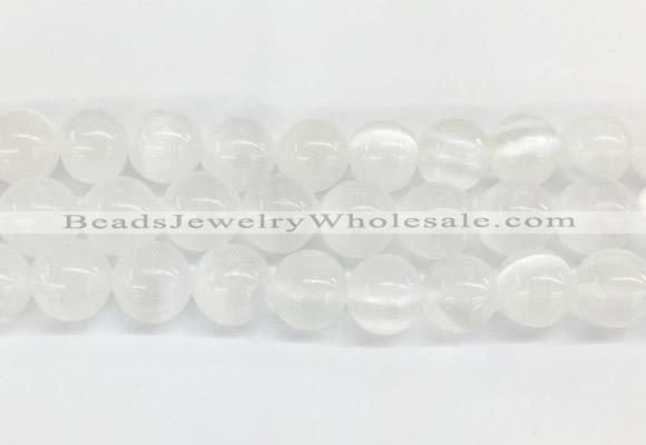 SEBS05 15 inches 14mm round selenite gemstone beads wholesale