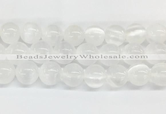 SEBS06 15 inches 16mm round selenite gemstone beads wholesale