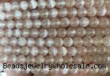 SEBS120 15 inches 6mm round selenite gemstone beads wholesale SEBS120 15 inches 6mm round selenite gemstone beads wholesale