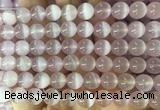 SEBS129 15 inches 8mm round selenite gemstone beads wholesale SEBS129 15 inches 8mm round selenite gemstone beads wholesale