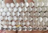 SEBS136 15 inches 8mm round selenite gemstone beads wholesale SEBS136 15 inches 8mm round selenite gemstone beads wholesale