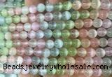 SEBS147 15 inches 6mm round colorful selenite gemstone beads wholesale SEBS147 15 inches 6mm round colorful selenite gemstone beads wholesale