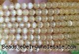 SEBS75 15 inches 6mm round selenite gemstone beads wholesale SEBS75 15 inches 6mm round selenite gemstone beads wholesale