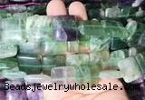 SRBS09 15 inches 20mm square fluorite gemstone beads wholesale