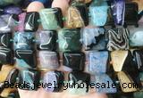 SRBS26 15 inches 18*18mm square Agate gemstone beads wholesale SRBS26 15 inches 18*18mm square Agate gemstone beads wholesale