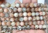 SSBS02 15 inches 8mm round sunstone beads wholesale