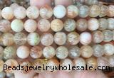 SSBS08 15 inches 10mm round sunstone beads wholesale