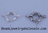 SSC203 5pcs 13.5mm 925 sterling silver spring rings clasps