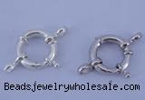 SSC205 5pcs 16mm 925 sterling silver spring rings clasps