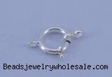 SSC207 5pcs 12.5mm 925 sterling silver spring rings clasps