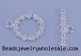 SSC22 5pcs 11mm donut 925 sterling silver toggle clasps