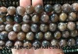 STBS01 15 inches 12mm round staurolite Jasper beads wholesale