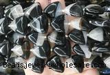 TABS01 15 inches 20*20mm triangle Agate gemstone beads wholesale TABS01 15 inches 20*20mm triangle Agate gemstone beads wholesale
