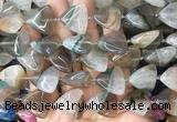 TABS03 15 inches 20*20mm triangle Agate gemstone beads wholesale TABS03 15 inches 20*20mm triangle Agate gemstone beads wholesale